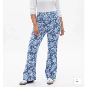 Gap × LoveShackFancy High Rise Floral ‘70s Flare Jeans - Size 29
